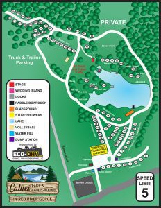 Callie's Campground Map